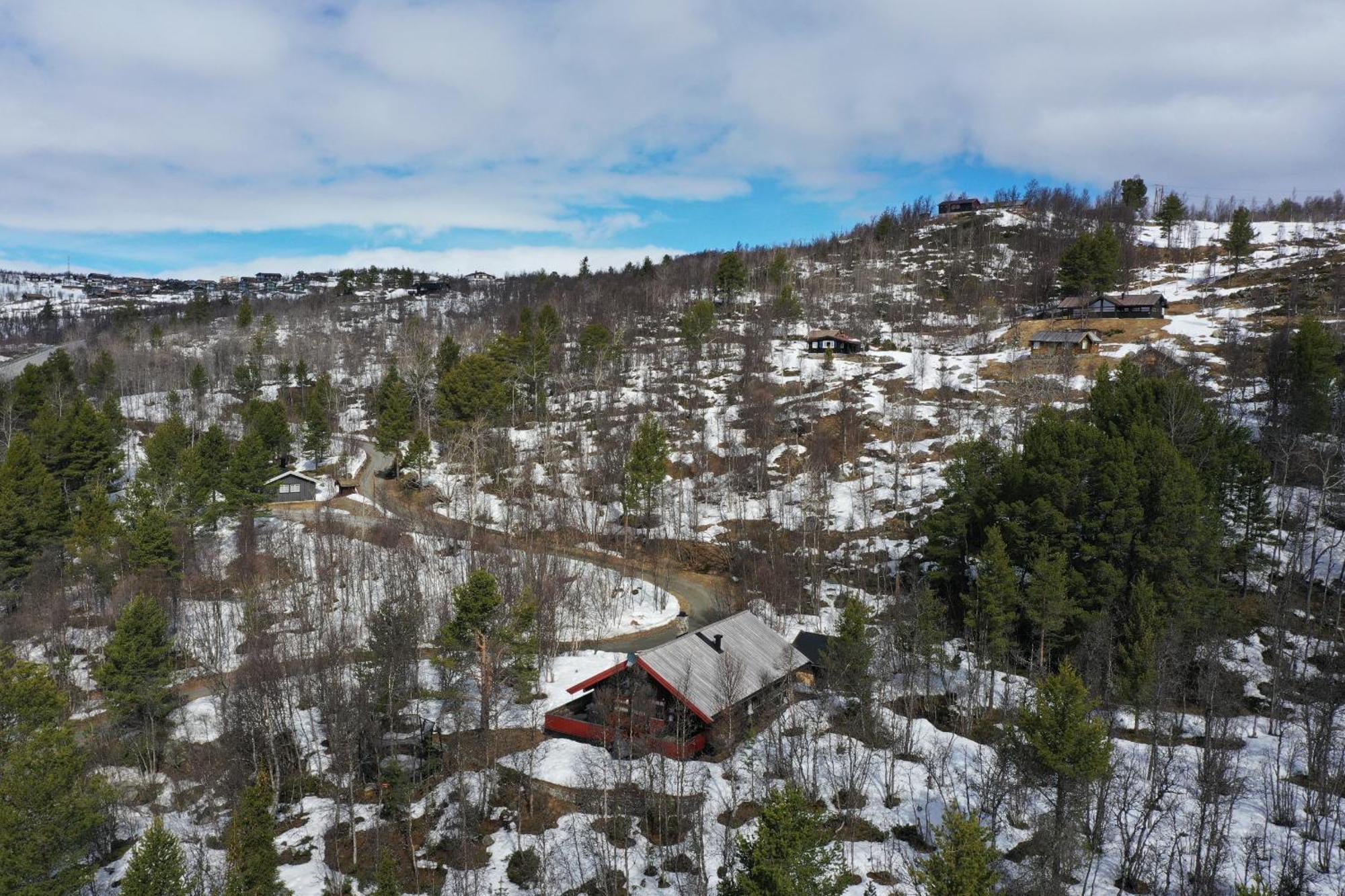 Koselig Hytte Med Usjenert Og Solrik Beliggenhet Geilo Exterior photo